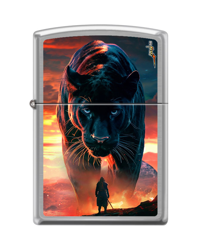 BRICHETA ZIPPO 46411 - "MAZZI-BLACK PANTHER"