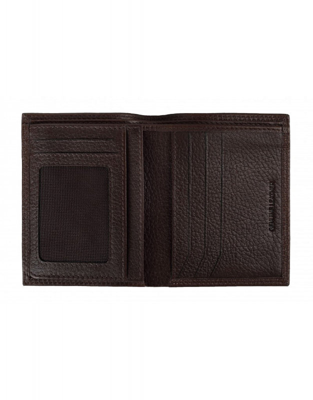 PORTOFEL ZIPPO PIELE TRI-FOLD Maro