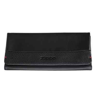 PORTOFEL ZIPPO PIELE PENTRU TUTUN NEGRU
