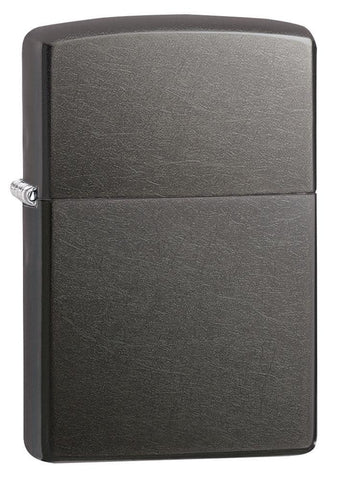 Gray Windproof Lighter 3/4 View