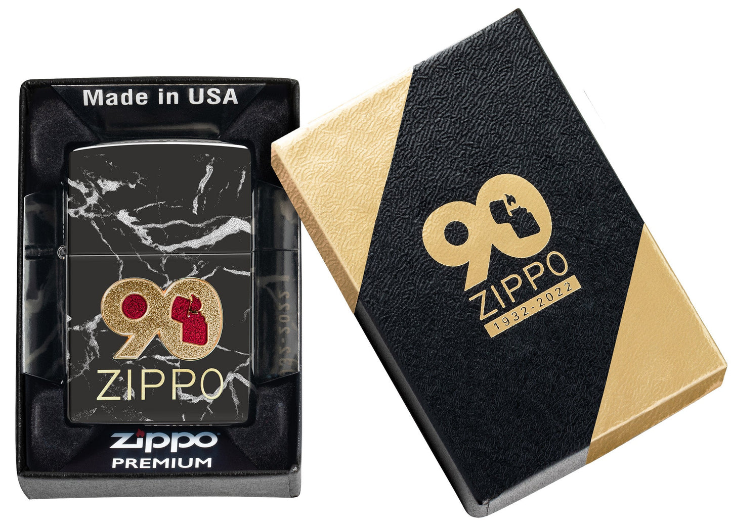 90th Anniversary "Everyday" Piece Windproof Lighter in its packaging.