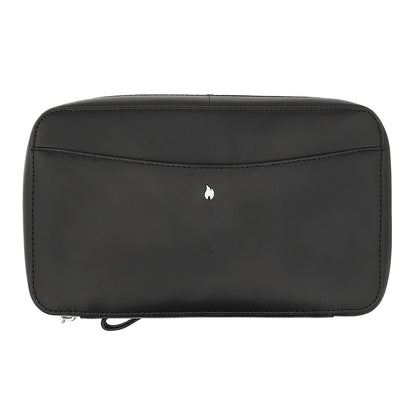 TRAVEL HUMIDOR SET_PIELE_NEGRU