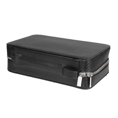 TRAVEL HUMIDOR SET_CARBON _NEGRU