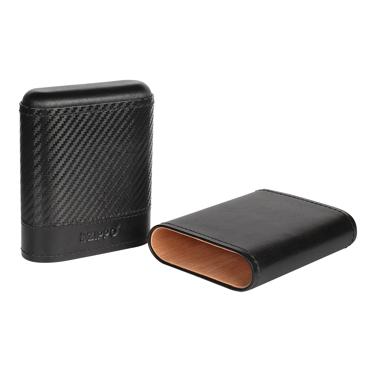 TRAVEL HUMIDOR SET_CARBON _NEGRU