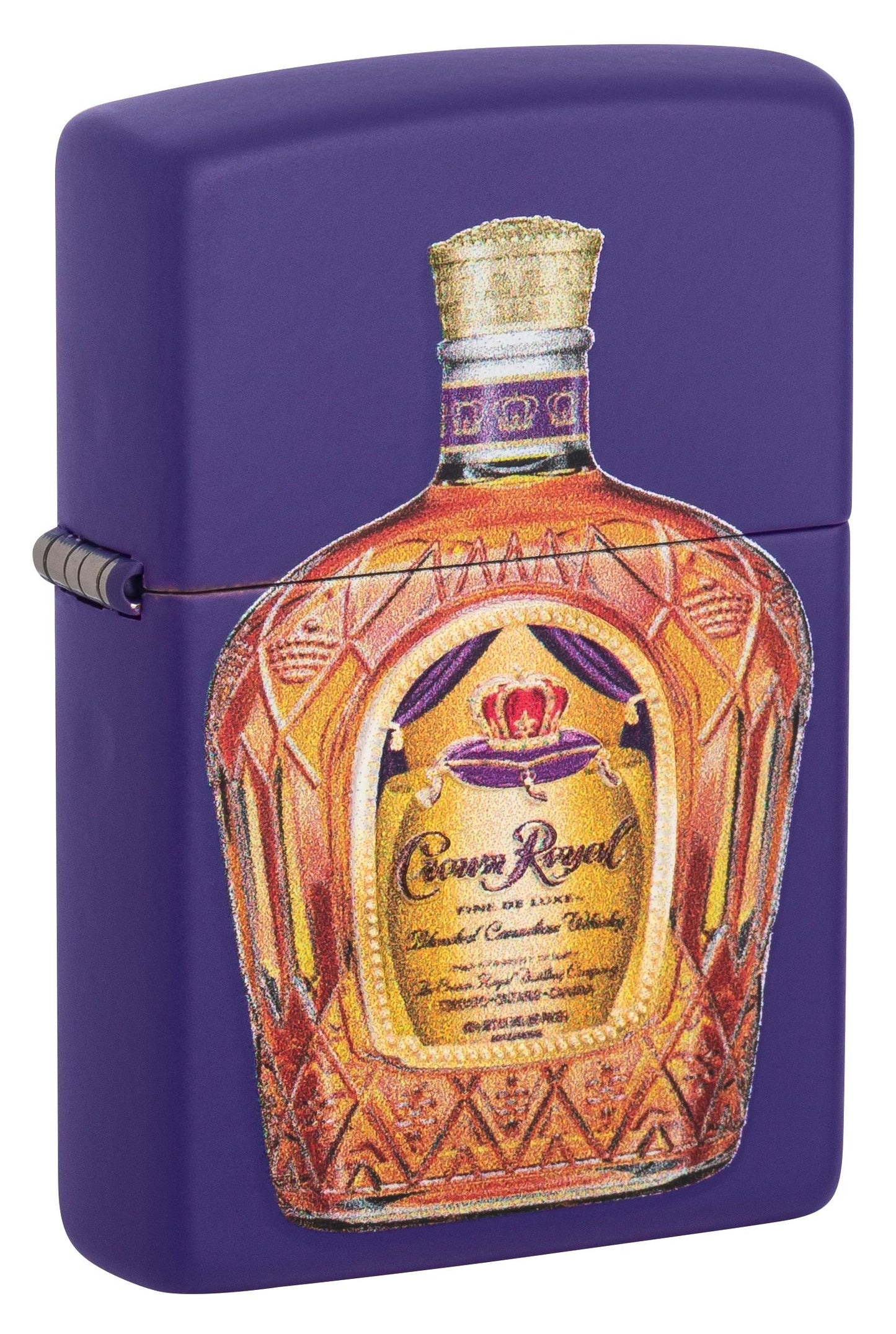SET CADOU_BRICHETA  ZIPPO 237 CROWN ROYAL WHISKEY + SACULET
