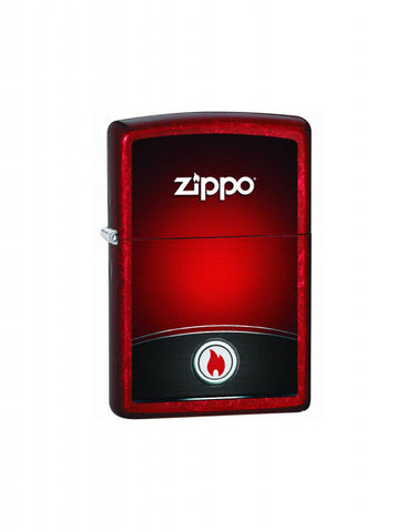 RED AND BLACK ZIPPO DESIGN 21063.CI404569