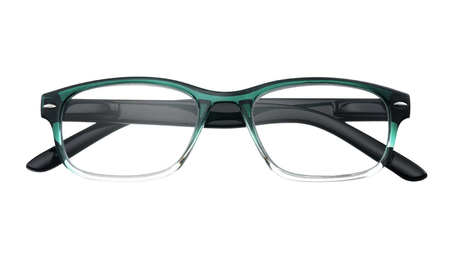 '+2.00 Power Turquoise Gradient Readers