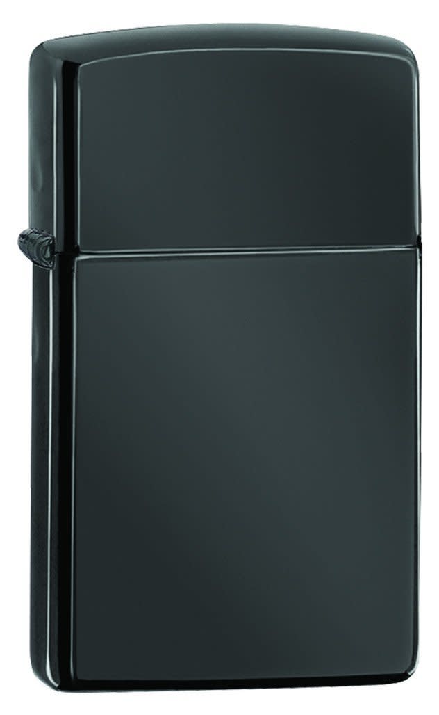 Front shot of Slim® High Polish Black standing at a 3/4 angle
