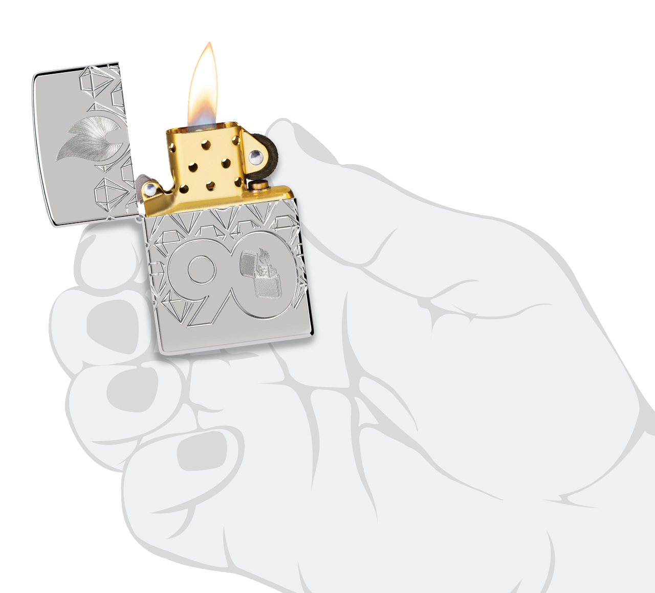 Zippo's 90th Anniversary Sterling Silver Collectible
