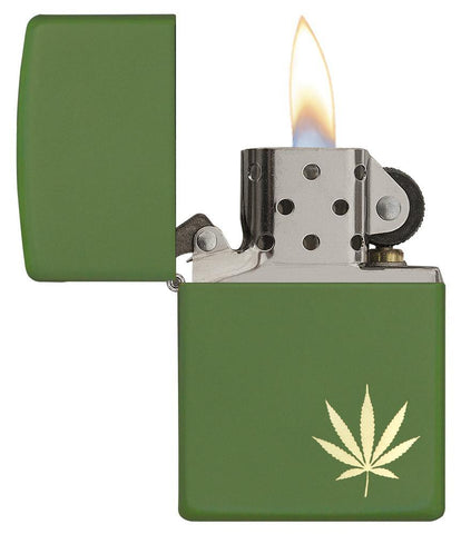 Marijuana Leaf on the Side