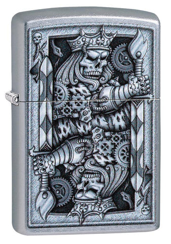 Steampunk King Spade Lighter 3/4 View