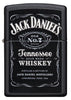 Front of Jack Daniel's® Texture Print Black Matte Windproof Lighter