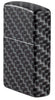 Front view of Carbon Fiber Design Windproof Lighter showing the right side