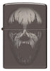 Front shot of Screaming Monster Design Photo Image Black Ice® Windproof Lighter.