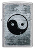 Front shot of Yin Yang Design Street Chrome™ Windproof Lighter.