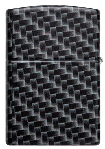 Back shot of Carbon Fiber Design Windproof Lighter